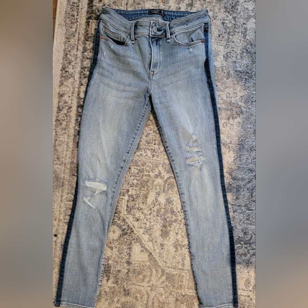 Abercrombie & Fitch Harper low rise ankle skinny jeans